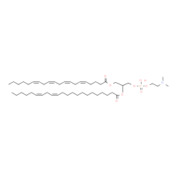 ChemSpider 2D Image | (16Z,19Z,22Z,25Z)-6-Hydroxy-2-methyl-6-oxido-12-oxo-5,7,11-trioxa-2-aza-6lambda~5~-phosphahentriaconta-16,19,22,25-tetraen-9-yl (13Z,16Z)-13,16-docosadienoate | C49H86NO8P