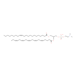 ChemSpider 2D Image | 6-Hydroxy-9-[(5Z,8Z,11Z,14Z,17Z)-5,8,11,14,17-icosapentaenoyloxy]-2-methyl-6-oxido-5,7-dioxa-2-aza-6lambda~5~-phosphadecan-10-yl (13Z)-13-docosenoate | C49H86NO8P