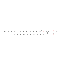 ChemSpider 2D Image | 6-Hydroxy-9-(icosanoyloxy)-2-methyl-6-oxido-5,7-dioxa-2-aza-6lambda~5~-phosphadecan-10-yl (15Z)-15-tetracosenoate | C51H100NO8P