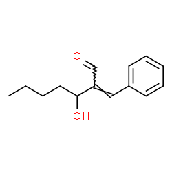 ChemSpider 2D Image | (2Z)-2-Benzylidene-3-hydroxyheptanal | C14H18O2
