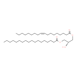ChemSpider 2D Image | 2-Hydroxy-3-(stearoyloxy)propyl (9Z)-9-octadecenoate | C39H74O5
