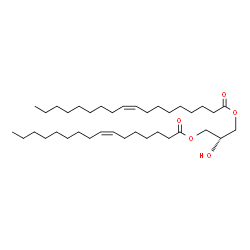 ChemSpider 2D Image | (2S)-3-[(7Z)-7-Hexadecenoyloxy]-2-hydroxypropyl (9Z)-9-octadecenoate | C37H68O5