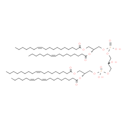 ChemSpider 2D Image | (9Z,21R,33R,46Z)-33-[(9Z)-9-Hexadecenoyloxy]-24,27,30-trihydroxy-24,30-dioxido-18,36-dioxo-19,23,25,29,31,35-hexaoxa-24lambda~5~,30lambda~5~-diphosphatripentaconta-9,46-dien-21-yl (9Z,12Z)-9,12-octade
cadienoate | C79H144O17P2