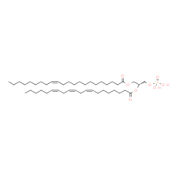 ChemSpider 2D Image | (2R)-2-[(8Z,11Z,14Z)-8,11,14-Icosatrienoyloxy]-3-(phosphonooxy)propyl (13Z)-13-docosenoate | C45H81O8P