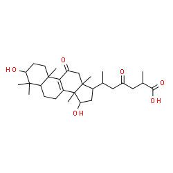 ChemSpider 2D Image | Ganolucidic acid B | C30H46O6