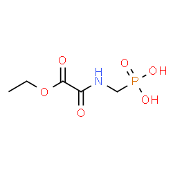 ChemSpider 2D Image | ({[Ethoxy(oxo)acetyl]amino}methyl)phosphonic acid | C5H10NO6P