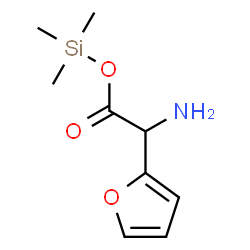 ChemSpider 2D Image | Trimethylsilyl amino(2-furyl)acetate | C9H15NO3Si
