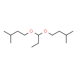 ChemSpider 2D Image | 3-Methyl-1-[1-(3-methylbutoxy)propoxy]butane | C13H28O2