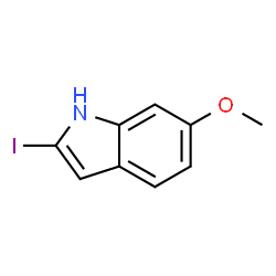 ChemSpider 2D Image | 2-Iodo-6-methoxy-1H-indole | C9H8INO
