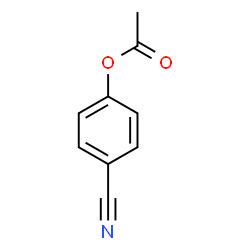 ChemSpider 2D Image | 4-Cyanophenyl acetate | C9H7NO2