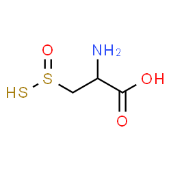 ChemSpider 2D Image | 3-(Sulfanylsulfinyl)alanine | C3H7NO3S2