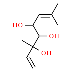 ChemSpider 2D Image | 3,7-Dimethyl-1,6-octadiene-3,4,5-triol | C10H18O3