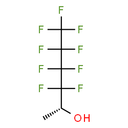 ChemSpider 2D Image | (2R)-3,3,4,4,5,5,6,6,6-Nonafluoro-2-hexanol | C6H5F9O