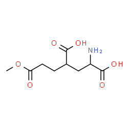ChemSpider 2D Image | 4-(3-Methoxy-3-oxopropyl)glutamic acid | C9H15NO6