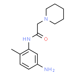 ChemSpider 2D Image | N-(5-amino-2-methylphenyl)-2-piperidin-1-ylacetamide | C14H21N3O