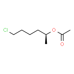 ChemSpider 2D Image | (2S)-6-Chloro-2-hexanyl acetate | C8H15ClO2