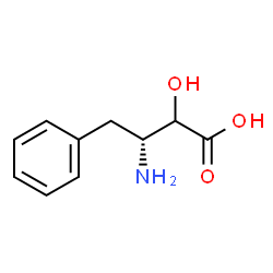 ChemSpider 2D Image | (3R)-3-Amino-2-hydroxy-4-phenylbutanoic acid | C10H13NO3