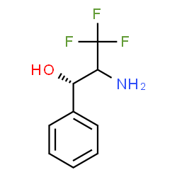 ChemSpider 2D Image | (1S)-2-Amino-3,3,3-trifluoro-1-phenyl-1-propanol | C9H10F3NO