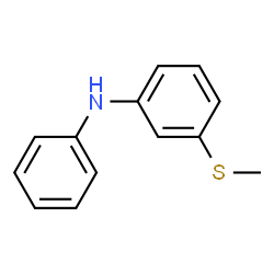ChemSpider 2D Image | 3-(methylthio)-N-phenylaniline | C13H13NS