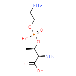 ChemSpider 2D Image | O-[(2-Aminoethoxy)(hydroxy)phosphoryl]-L-threonine | C6H15N2O6P