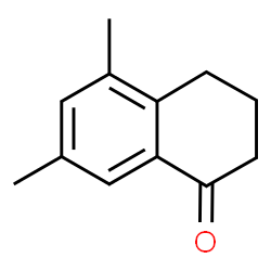 ChemSpider 2D Image | 5,7-Dimethyl-1-tetralone | C12H14O