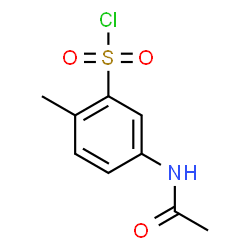 ChemSpider 2D Image | 5-Acetamido-2-methylbenzenesulfonyl chloride | C9H10ClNO3S