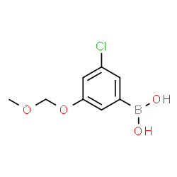 ChemSpider 2D Image | [3-Chloro-5-(methoxymethoxy)phenyl]boronic acid | C8H10BClO4
