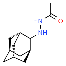 ChemSpider 2D Image | N'-[(1r,3r,5r,7r)-Adamantan-2-yl]acetohydrazide | C12H20N2O