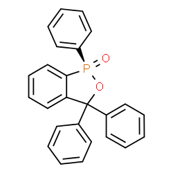 ChemSpider 2D Image | (1R)-1,3,3-Triphenyl-1,3-dihydro-2,1-benzoxaphosphole 1-oxide | C25H19O2P