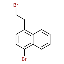 ChemSpider 2D Image | 1-Bromo-4-(2-bromoethyl)naphthalene | C12H10Br2