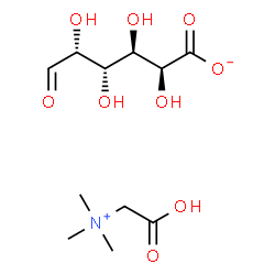 ChemSpider 2D Image | Carboxy-N,N,N-trimethylmethanaminium D-galacturonate | C11H21NO9