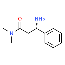 ChemSpider 2D Image | (3S)-3-Amino-N,N-dimethyl-3-phenylpropanamide | C11H16N2O