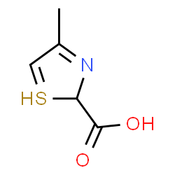 ChemSpider 2D Image | 4-methyl-2H-thiazole-2-carboxylic acid | C5H6NO2S