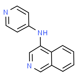 ChemSpider 2D Image | N-(4-Pyridinyl)-4-isoquinolinamine | C14H11N3