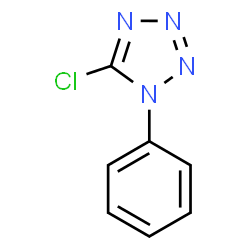 ChemSpider 2D Image | 5-chloro-1-phenyl-1h-tetrazol | C7H5ClN4