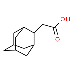 ChemSpider 2D Image | Adamantan-2-ylacetic acid | C12H18O2