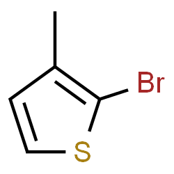 ChemSpider 2D Image | 2-Bromo-3-methylthiophene | C5H5BrS