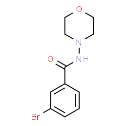 ChemSpider 2D Image | 3-Bromo-N-(4-morpholinyl)benzamide | C11H13BrN2O2