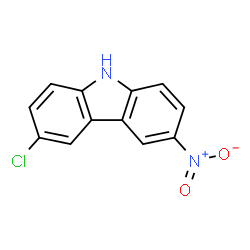 ChemSpider 2D Image | 3-Chloro-6-nitro-9H-carbazole | C12H7ClN2O2