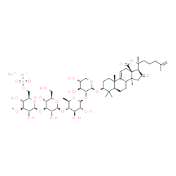 ChemSpider 2D Image | ​psolusoside F | C54H83NaO25S