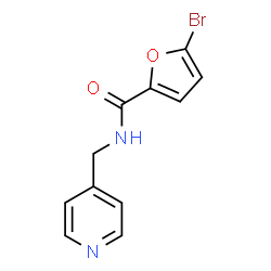 ChemSpider 2D Image | 5-Bromo-N-(4-pyridinylmethyl)-2-furamide | C11H9BrN2O2