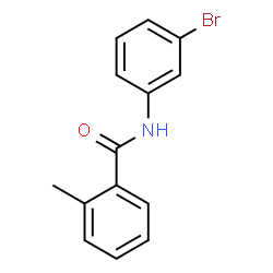 ChemSpider 2D Image | N-(3-Bromophenyl)-2-methylbenzamide | C14H12BrNO