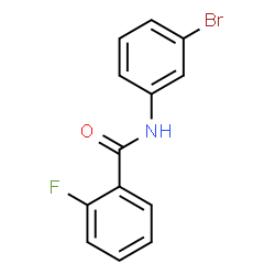 ChemSpider 2D Image | N-(3-Bromophenyl)-2-fluorobenzamide | C13H9BrFNO