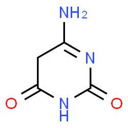 ChemSpider 2D Image | 6-Amino-2,4(3H,5H)-pyrimidinedione | C4H5N3O2