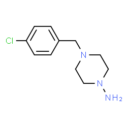 ChemSpider 2D Image | 4-(4-Chlorobenzyl)-1-piperazinamine | C11H16ClN3