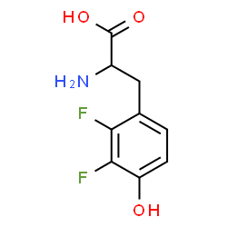 ChemSpider 2D Image | 2,3-Difluorotyrosine | C9H9F2NO3