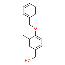 ChemSpider 2D Image | [4-(Benzyloxy)-3-methylphenyl]methanol | C15H16O2