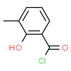 ChemSpider 2D Image | 2-Hydroxy-3-methylbenzoyl chloride | C8H7ClO2