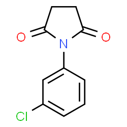 ChemSpider 2D Image | N-(3-CHLOROPHENYL)-SUCCINIMIDE | C10H8ClNO2