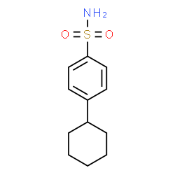 ChemSpider 2D Image | 4-Cyclohexylbenzenesulfonamide | C12H17NO2S